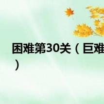 困难第30关（巨难30关）