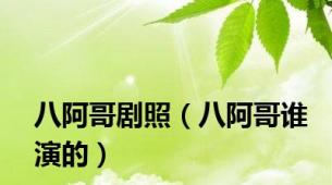 八阿哥剧照（八阿哥谁演的）