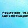 17天16板深圳华强：公司股价短期涨幅较大 存在市场情绪过热的风险