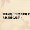 俞兆林是什么牌子护膝关节（俞兆林是什么牌子）