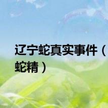 辽宁蛇真实事件(辽宁蛇精)