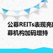 公募REITs表现亮眼 私募机构加码增持