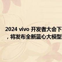 2024 vivo 开发者大会下月举行,将发布全新蓝心大模型