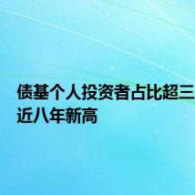 债基个人投资者占比超三成，创近八年新高