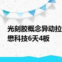 光刻胶概念异动拉升 华懋科技6天4板