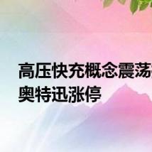 高压快充概念震荡拉升 奥特迅涨停