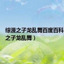 综漫之子龙乱舞百度百科(综漫之子龙乱舞)