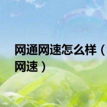 网通网速怎么样(网通网速)