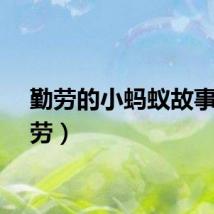 勤劳的小蚂蚁故事（勤劳）