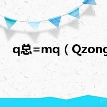 q总=mq(Qzong)