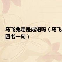 乌飞兔走是成语吗(乌飞兔走打四书一句)