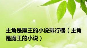 主角是魔王的小说排行榜（主角是魔王的小说）
