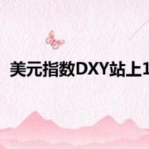 美元指数DXY站上101