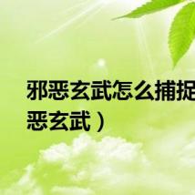 邪恶玄武怎么捕捉(邪恶玄武)