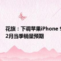 花旗：下调苹果iPhone 9月和12月当季销量预期