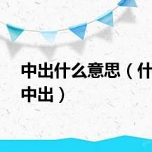 中出什么意思（什么是中出）