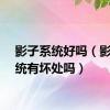 影子系统好吗（影子系统有坏处吗）