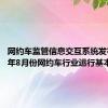 网约车监管信息交互系统发布2024年8月份网约车行业运行基本情况