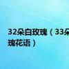 32朵白玫瑰（33朵白玫瑰花语）