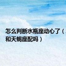 怎么判断水瓶座动心了(水瓶座和天蝎座配吗)