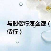 与时偕行怎么读（与时偕行）