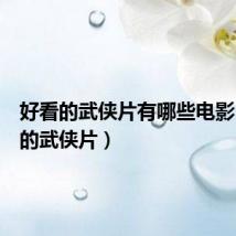 好看的武侠片有哪些电影(好看的武侠片)