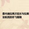 委内瑞拉再次延长与拉美多国商业航班的停飞期限