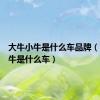 大牛小牛是什么车品牌（大牛小牛是什么车）