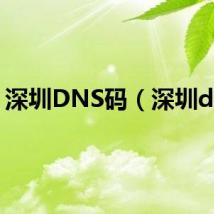 深圳DNS码(深圳dns)
