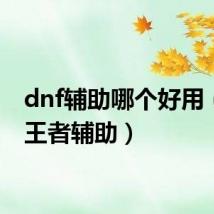 dnf辅助哪个好用(dnf王者辅助)
