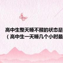 高中生整天睡不醒的状态是咋回事(高中生一天睡几个小时最好)