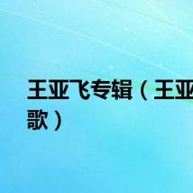 王亚飞专辑（王亚飞的歌）