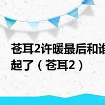 苍耳2许暖最后和谁在一起了(苍耳2)