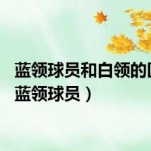 蓝领球员和白领的区别（蓝领球员）