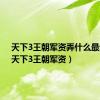 天下3王朝军资弄什么最划算（天下3王朝军资）