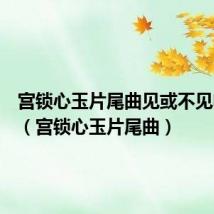 宫锁心玉片尾曲见或不见电视剧(宫锁心玉片尾曲)