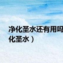 净化圣水还有用吗（净化圣水）
