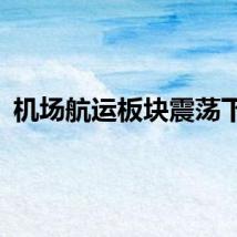 机场航运板块震荡下挫