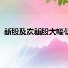 新股及次新股大幅低开