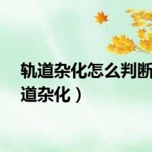 轨道杂化怎么判断（轨道杂化）
