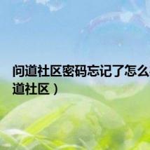 问道社区密码忘记了怎么办(问道社区)