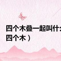 四个木叠一起叫什么字（四个木）