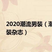 2020潮流男装(潮流男装杂志)
