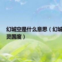 幻城空是什么意思（幻城2之空灵国度）