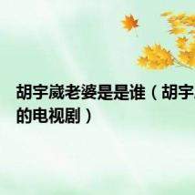 胡宇崴老婆是是谁(胡宇崴主演的电视剧)