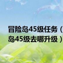 冒险岛45级任务(冒险岛45级去哪升级)