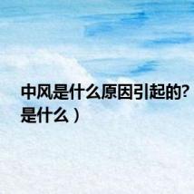 中风是什么原因引起的?(中风是什么)