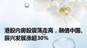 港股内房股震荡走高，融信中国、辰兴发展涨超30%