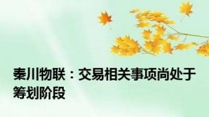 秦川物联：交易相关事项尚处于筹划阶段