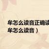 牟怎么读音正确读法（牟怎么读音）